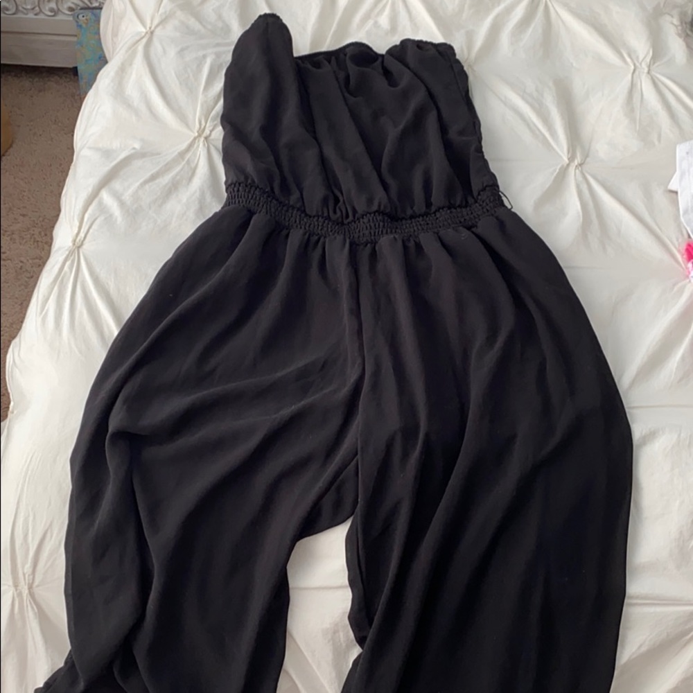 Black pants Romper